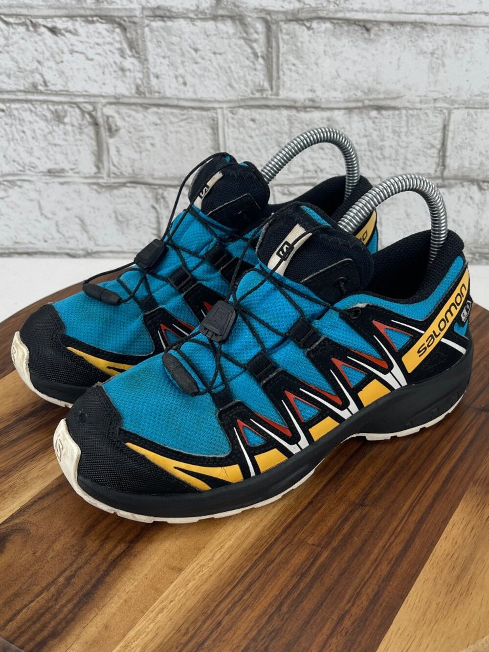 Salomon XA Pro 3D CSWP Junior Sz. 5 Waterproof Multicolor Trail Running Shoes